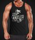 Herren T-Shirt Los Angeles Beach Palmen Surf Print Slim Fit Neverless®preview