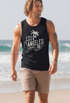 Herren T-Shirt Los Angeles Beach Palmen Surf Print Slim Fit Neverless®preview