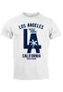Herren T-Shirt Los Angeles California LA Palme Slim Fit Neverless®preview