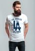 Herren T-Shirt Los Angeles California LA Palme Slim Fit Neverless®preview