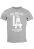 Herren T-Shirt Los Angeles California LA Palme Slim Fit Neverless®preview
