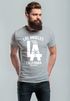 Herren T-Shirt Los Angeles California LA Palme Slim Fit Neverless®preview