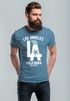 Herren T-Shirt Los Angeles California LA Palme Slim Fit Neverless®preview