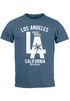 Herren T-Shirt Los Angeles California LA Palme Slim Fit Neverless®preview