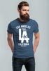Herren T-Shirt Los Angeles California LA Palme Slim Fit Neverless®preview