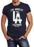 Herren T-Shirt Los Angeles California LA Palme Slim Fit Neverless®preview