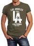 Herren T-Shirt Los Angeles California LA Palme Slim Fit Neverless®preview