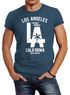 Herren T-Shirt Los Angeles California LA Palme Slim Fit Neverless®preview