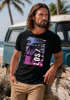Herren T-Shirt Los Angeles LA Ocean Side Sommer Palmen Aufdruck Print Schrift Bedruckt Fashion Streetstyle Neverless®preview