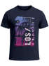 Herren T-Shirt Los Angeles LA Ocean Side Sommer Palmen Aufdruck Print Schrift Bedruckt Fashion Streetstyle Neverless®preview