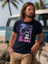 Herren T-Shirt Los Angeles LA Ocean Side Sommer Palmen Aufdruck Print Schrift Bedruckt Fashion Streetstyle Neverless®preview