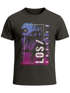 Herren T-Shirt Los Angeles LA Ocean Side Sommer Palmen Aufdruck Print Schrift Bedruckt Fashion Streetstyle Neverless®preview