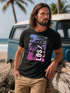 Herren T-Shirt Los Angeles LA Ocean Side Sommer Palmen Aufdruck Print Schrift Bedruckt Fashion Streetstyle Neverless®preview