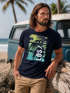 Herren T-Shirt Los Angeles LA Ocean Side Sommer Palmen Aufdruck Print Schrift Bedruckt Fashion Streetstyle Neverless®preview