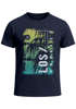 Herren T-Shirt Los Angeles LA Ocean Side Sommer Palmen Aufdruck Print Schrift Bedruckt Fashion Streetstyle Neverless®preview