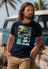 Herren T-Shirt Los Angeles LA Ocean Side Sommer Palmen Aufdruck Print Schrift Bedruckt Fashion Streetstyle Neverless®preview