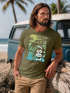 Herren T-Shirt Los Angeles LA Ocean Side Sommer Palmen Aufdruck Print Schrift Bedruckt Fashion Streetstyle Neverless®preview