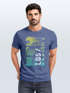 Herren T-Shirt Los Angeles LA Ocean Side Sommer Palmen Aufdruck Print Schrift Bedruckt Fashion Streetstyle Neverless®preview