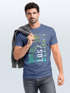 Herren T-Shirt Los Angeles LA Ocean Side Sommer Palmen Aufdruck Print Schrift Bedruckt Fashion Streetstyle Neverless®preview
