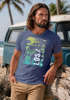 Herren T-Shirt Los Angeles LA Ocean Side Sommer Palmen Aufdruck Print Schrift Bedruckt Fashion Streetstyle Neverless®preview