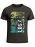 Herren T-Shirt Los Angeles LA Ocean Side Sommer Palmen Aufdruck Print Schrift Bedruckt Fashion Streetstyle Neverless®preview