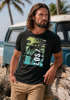 Herren T-Shirt Los Angeles LA Ocean Side Sommer Palmen Aufdruck Print Schrift Bedruckt Fashion Streetstyle Neverless®preview