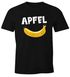 Herren T-Shirt lustiger Aufdruck Apfel Banane Witz Scherz Fun-Shirt Spruch lustig Moonworks®preview