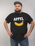 Herren T-Shirt lustiger Aufdruck Apfel Banane Witz Scherz Fun-Shirt Spruch lustig Moonworks®preview