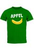 Herren T-Shirt lustiger Aufdruck Apfel Banane Witz Scherz Fun-Shirt Spruch lustig Moonworks®preview