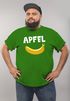 Herren T-Shirt lustiger Aufdruck Apfel Banane Witz Scherz Fun-Shirt Spruch lustig Moonworks®preview