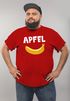 Herren T-Shirt lustiger Aufdruck Apfel Banane Witz Scherz Fun-Shirt Spruch lustig Moonworks®preview