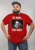 Herren T-Shirt Männer Bier Alkohol Spruch Partyshirt Fasching Karneval Funshirt Moonworks®preview