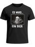 Herren T-Shirt Männer Bier Alkohol Spruch Partyshirt Fasching Karneval Funshirt Moonworks®preview
