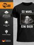 Herren T-Shirt Männer Bier Alkohol Spruch Partyshirt Fasching Karneval Funshirt Moonworks®preview