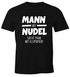Herren T-Shirt Mann mit Nudel sucht Frau mit Klopapiier 2020 hamstern bunkern Fun-Shirt Spruch lustig Moonworks®preview