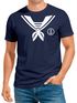 Herren T-Shirt Matrose Sailor Last Minute Faschingskostüme Männer Faschingsshirt Verkleidung Karneval Fastnacht Moonworks®preview