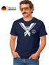 Herren T-Shirt Matrose Sailor Last Minute Faschingskostüme Männer Faschingsshirt Verkleidung Karneval Fastnacht Moonworks®preview