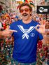 Herren T-Shirt Matrose Sailor Last Minute Faschingskostüme Männer Faschingsshirt Verkleidung Karneval Fastnacht Moonworks®preview