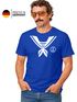 Herren T-Shirt Matrose Sailor Last Minute Faschingskostüme Männer Faschingsshirt Verkleidung Karneval Fastnacht Moonworks®preview