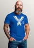 Herren T-Shirt Matrose Sailor Last Minute Faschingskostüme Männer Faschingsshirt Verkleidung Karneval Fastnacht Moonworks®preview