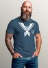 Herren T-Shirt Matrose Sailor Last Minute Faschingskostüme Männer Faschingsshirt Verkleidung Karneval Fastnacht Moonworks®preview