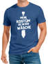 Herren T-Shirt Mein Kostüm ist in der Wäsche Fasching Karneval Last Minute Kostüm Verkleidung Faschingsshirt Fun-Shirt Moonworks®preview