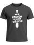 Herren T-Shirt Mein Kostüm ist in der Wäsche Fasching Karneval Last Minute Kostüm Verkleidung Faschingsshirt Fun-Shirt Moonworks®preview