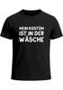 Herren T-Shirt Mein Kostüm ist in der Wäsche Spruch Fasching Karneval Ersatzkostüm Last Minute Verkleidung lustig Fun-Shirt Moonworks®preview