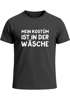 Herren T-Shirt Mein Kostüm ist in der Wäsche Spruch Fasching Karneval Ersatzkostüm Last Minute Verkleidung lustig Fun-Shirt Moonworks®preview