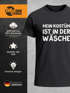 Herren T-Shirt Mein Kostüm ist in der Wäsche Spruch Fasching Karneval Ersatzkostüm Last Minute Verkleidung lustig Fun-Shirt Moonworks®preview