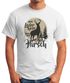 Herren T-Shirt Meine Lederhose trägt noch der Hirsch lustig Fun-Shirt Moonworks®preview