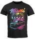 Herren T-Shirt Miami Beach USA Oldtimer Car Palmen Print Fashion Streetstyle Neverless®preview