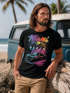 Herren T-Shirt Miami Beach USA Oldtimer Car Palmen Print Fashion Streetstyle Neverless®preview