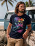 Herren T-Shirt Miami Beach USA Oldtimer Car Palmen Print Fashion Streetstyle Neverless®preview